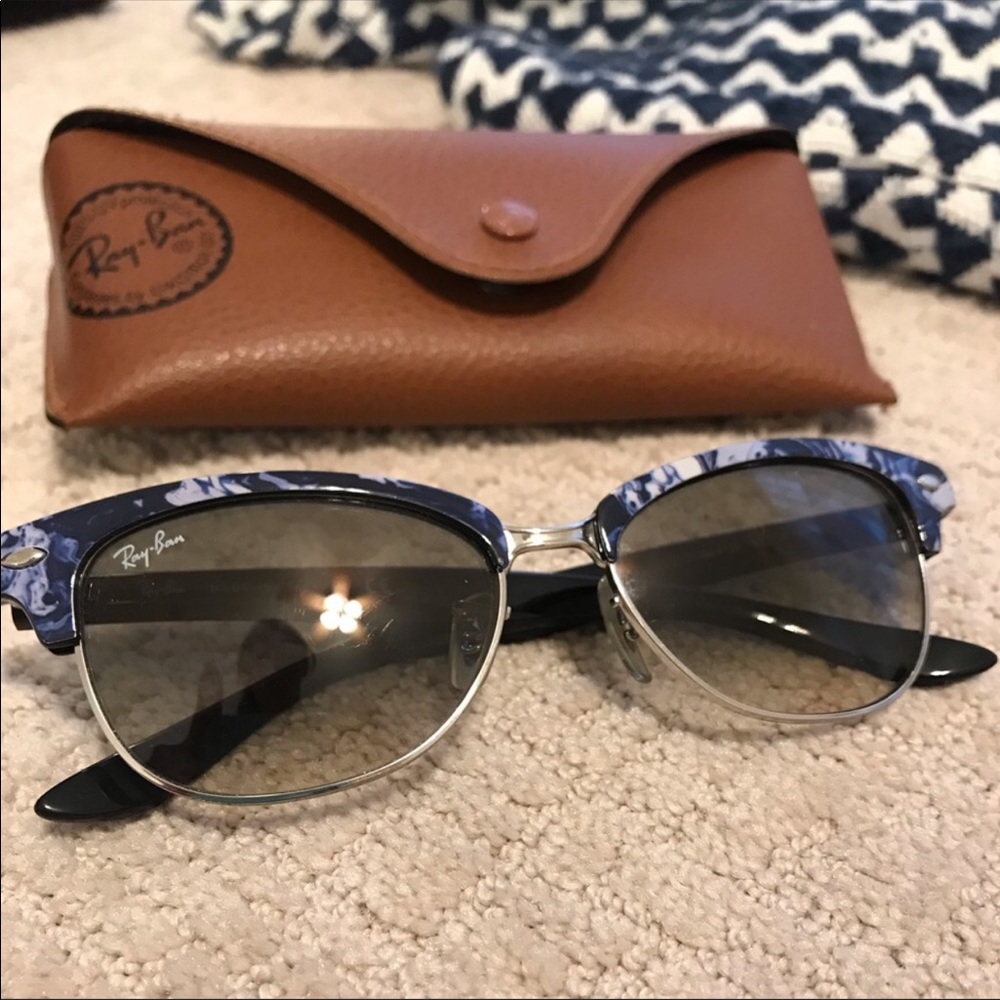 Blue Tortoise Shell Sunglasses
